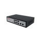 HSGQ 10-Port Gigabit Uplink 10/100M 8-Port PoE Switch