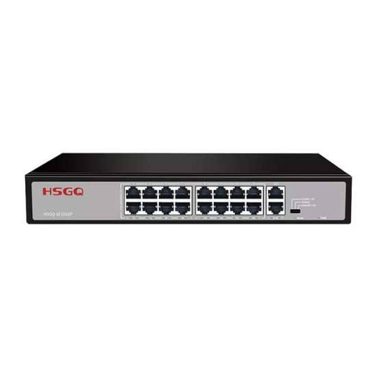 HSGQ 18-port Gigabit up-link PoE switch