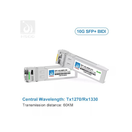 HSGQ 10G SFP DWDM 20~100km Compatible with Cisco