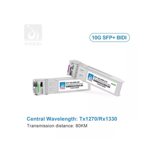 HSGQ 10G SFP DWDM 20~100km Compatible with Cisco