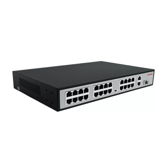 HSGQ 27-Port Gigabit Uplink 24-Port 100M PoE Switch