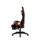 Meetion MT-CHR25 2D Armrest Massage E-Sport Gaming Chair with Footrest