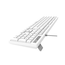 Meetion MT-K300 White USB Wired Ultrathin Keyboard