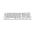 Meetion MT-K300 White USB Wired Ultrathin Keyboard