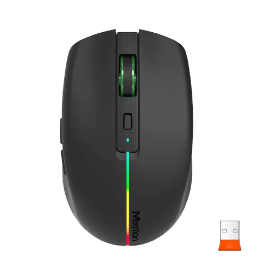 Meetion MT-BTM002 2.4G & Dual Mode Bluetooth Mouse Black 