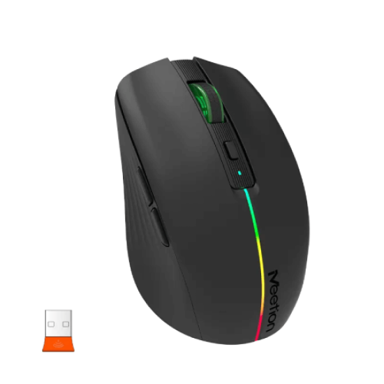 Meetion MT-BTM002 2.4G & Dual Mode Bluetooth Mouse Black 