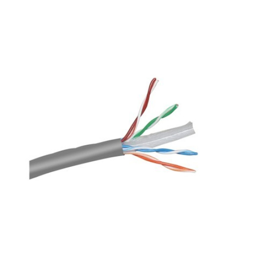 Solitine Cat6 UTP CCA LAN Cable 23AWG 305m, Grey