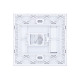 Solitine Face Plate Single Port Cat6, White