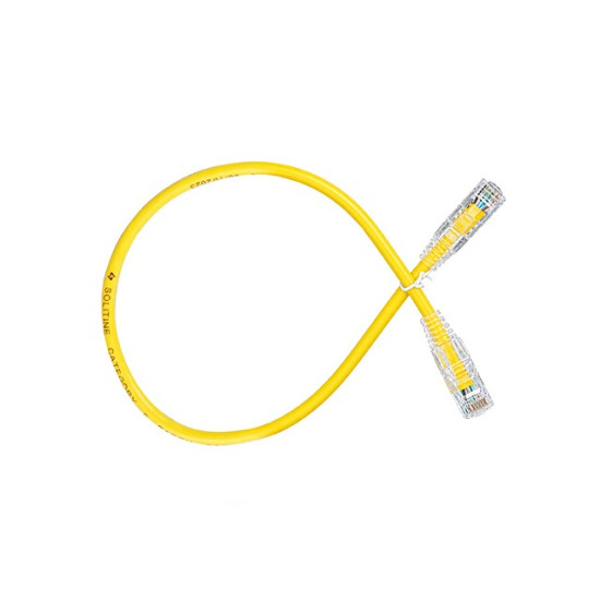 Solitine Cat6 UTP Patch Cable, 0.5m (Yellow, Blue, Orange, Green)