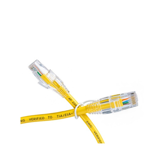 Solitine Cat6 UTP Patch Cable, 0.5m (Yellow, Blue, Orange, Green)