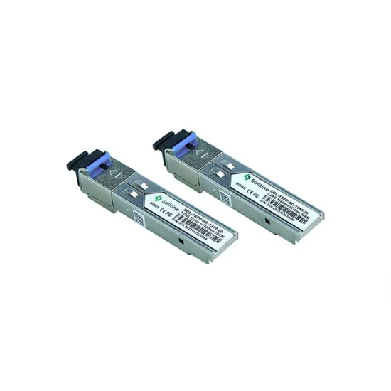 Spf Module Sc Dual Solitine 1.25G SFP SC Module (Pair) – 20km, 1000BASE-BX, SMF