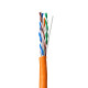 Solitine Cat6 UTP CCA LAN Cable 23AWG 305m, Orange