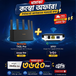 Tenda TX2L Pro Wi-Fi 6 Router + Solitine SOL-XP01 Gigabit XPON ONU Combo Offer