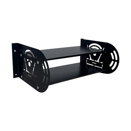 Double Layer Metal WiFi Router Stand – Wall Mounted Router Shelf