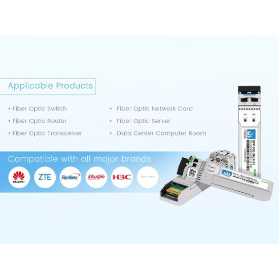 HSGQ 10G SFP 10GBASE-LR 1310nm 300M for 4G Wireless